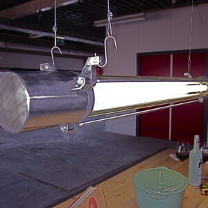 Industriële Lamp; Vintage Ex-DDR