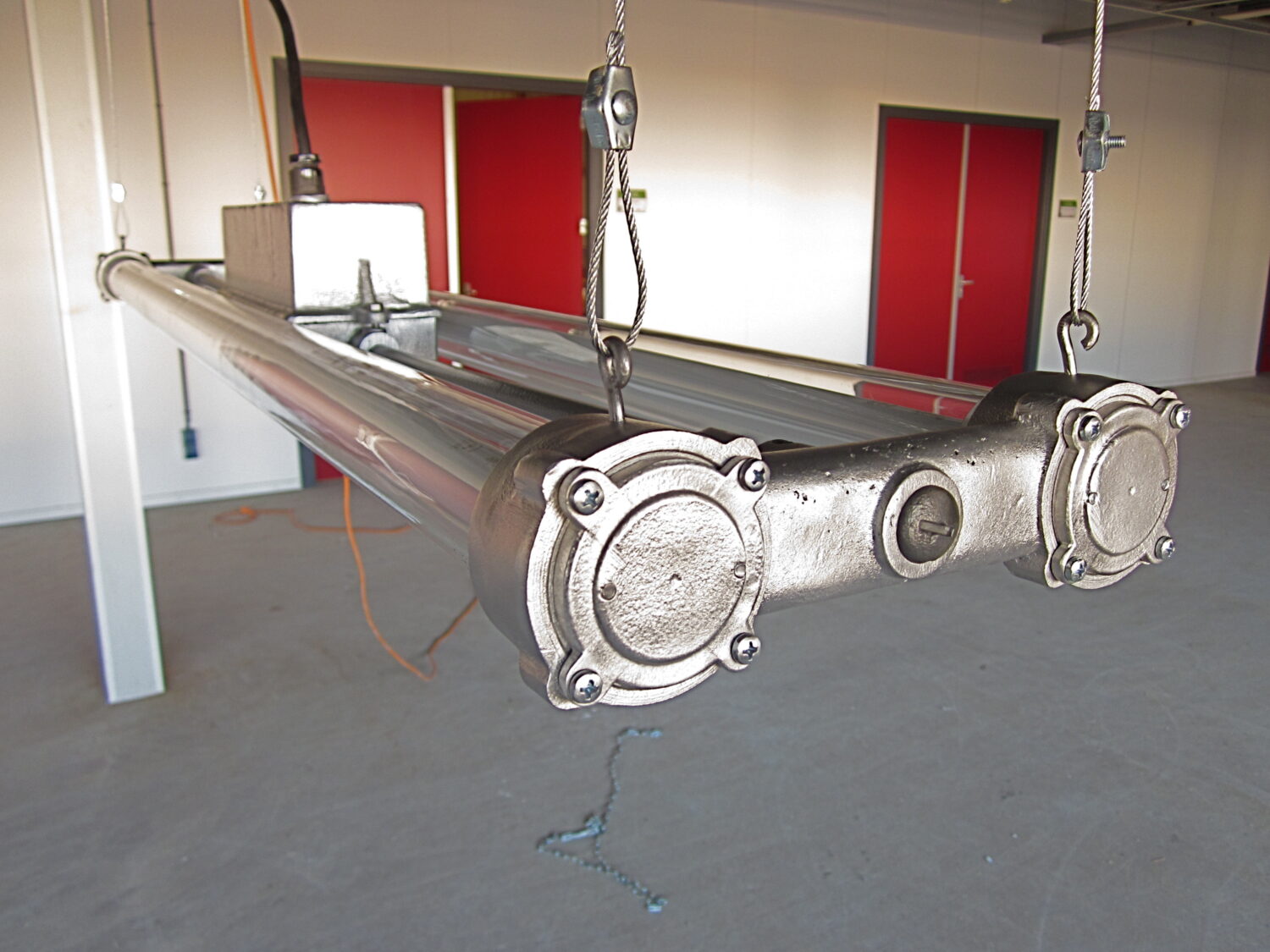 industriële lamp, bunkerlamp, fabriekslamp, vintage, led lamp