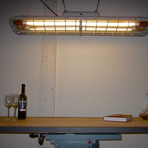 Authentieke industriële lamp, vintage designlamp